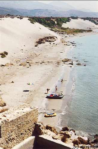 Frangokastello, Strand in den frühen Siebzigern (W.Kistler)